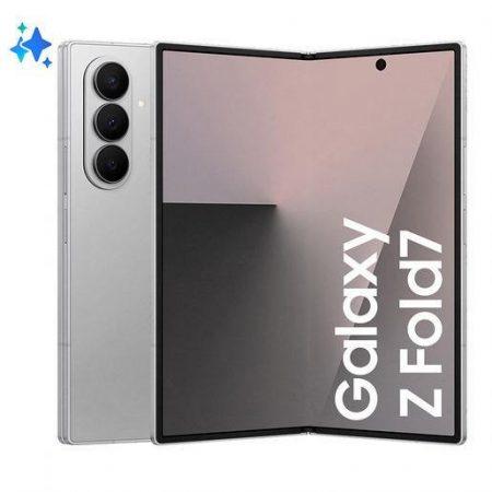 Samsung Galaxy Z Fold7 Smartphone AI, RAM 12GB, 256GB, Display 6,5''/8'', Camera 200MP, Batteria a lunga durata, Silver Shadow