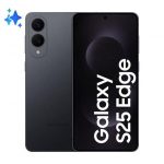 Samsung Galaxy S25 Edge, Smartphone AI, Display 6.7'' QHD+ Dynamic AMOLED 2X, Fotocamera 200MP, RAM 12GB, 512GB, 3.900 mAh, Titanium Jetblack