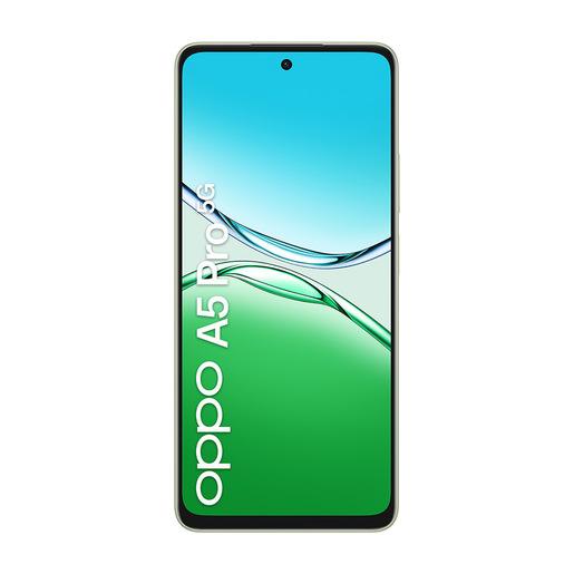 OPPO A5 Pro 5G Smartphone, Foto AI 50MP, Frontale 8MP, Display 6.67'' 120HZ LCD HD+, 5800mAh, RAM 8(Esp4GB/6GB/8GB)+ROM 256GB (esp1TB), IP69, [Versione I