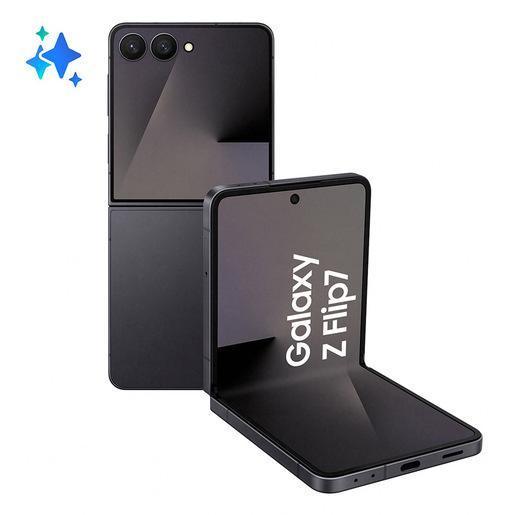 Samsung Galaxy Z Flip7 Smartphone AI, RAM 12GB, 512GB, Display 4,1'' Super AMOLED/6,9'' Dynamic AMOLED 2X, Fotocamera 50MP, Jetblack