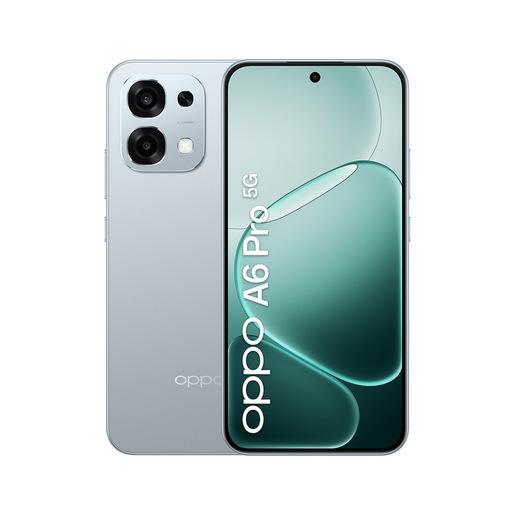 OPPO A6 Pro 5G Smartphone, Foto AI 50MP, Frontale 16MP, Display 6.57'' 120HZ AMOLED FHD+, 6500mAh, RAM 8(Esp8GB)+ROM 256GB (esp2TB), IP69, [Versione Ital