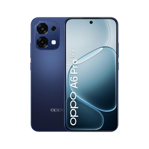 OPPO A6 Pro 5G Smartphone, Foto AI 50MP, Frontale 16MP, Display 6.57'' 120HZ AMOLED FHD+, 6500mAh, RAM 8(Esp8GB)+ROM 256GB (esp2TB), IP69, [Versione Ital