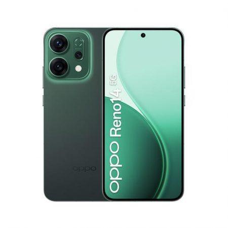 OPPO 14 5G Reno14 5G 16,7 cm (6.59'') Doppia SIM Android 15 USB tipo-C 12 GB 512 GB 6000 mAh Verde