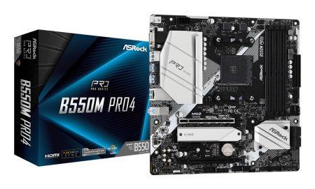 Asrock B550M Pro4 AMD B550 Socket AM4 micro ATX Asrock B550M Pro4 AMD B550 Socket AM4 micro ATX