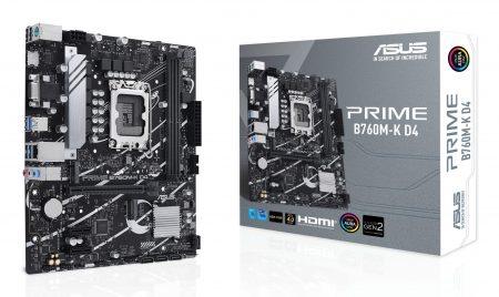 ASUS PRIME B760M-K D4 Intel B760 LGA 1700 micro ATX ASUS PRIME B760M-K D4 Intel B760 LGA 1700 micro ATX