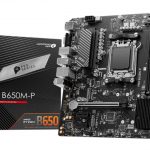 MSI MB AMD B650, B650M-P, AM5, 4DDR5, 1PCI-Ex16,2PCI-Ex1,2M.2,4SATA3,3USB3.2 Gen2(2A+1C),4USB3.2 Gen