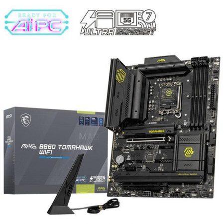MSI MB INTEL MAG B860 TOMAHAWK WiFI ATX DDR5, 1PCI-Ex16, 1PCI-Ex4, 1PCI-Ex1, 4SATA3