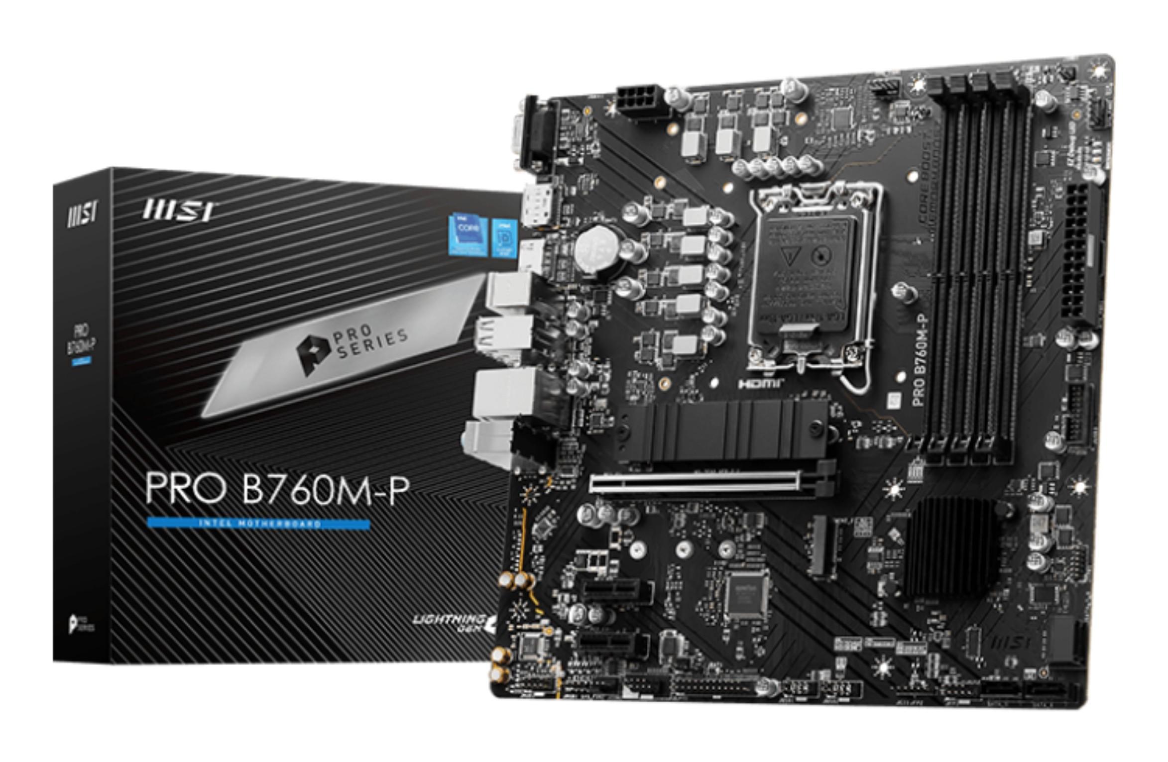 MSI PRO B760M-P scheda madre Intel B760 LGA 1700 micro ATX