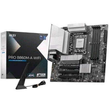 Msi pro b860m-a wifi scheda madre micro atx intel b860 lga 1851 ddr5 wi-fi componenti pc
