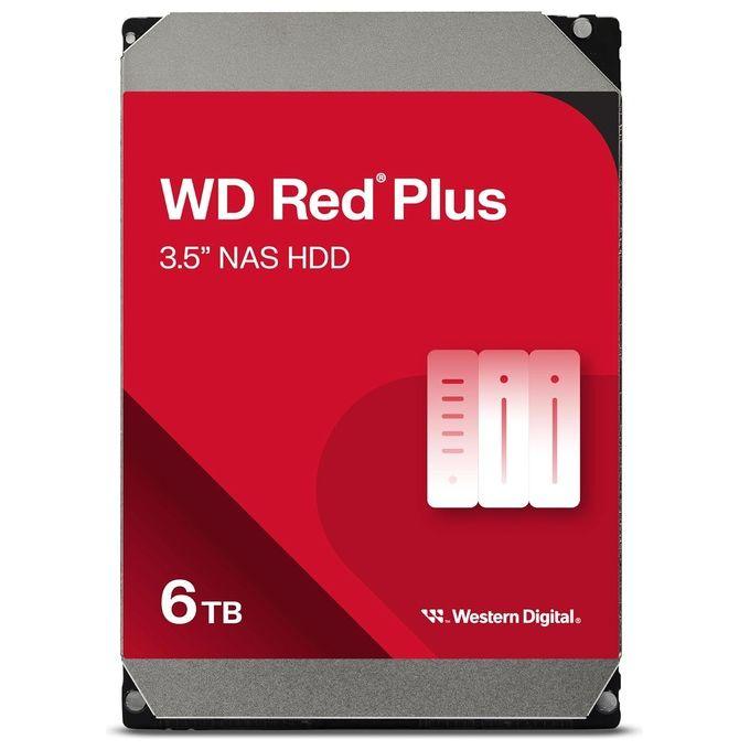 Western Digital Hard Disk Red Plus 6Tb 3.5 SATA 256MB Western Digital Hard Disk Red Plus 6Tb 3.5 SATA 256MB