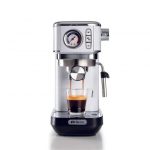 Ariete 1381 Macchina da caffè con manometro, compatibile con caffè in polvere e cialde ESE, 1300 W, Capacità 1,1 L, 15 bar di pressione, Filtro ½ tazze,