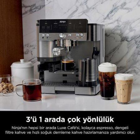 Ninja Macchina da caffè Luxe Café Premier 3-in-1 ES601EU