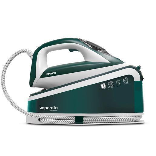 Polti Vaporella Express VE30.20 2200 W 1,6 L Piastra in Ceramica Verde, Bianco