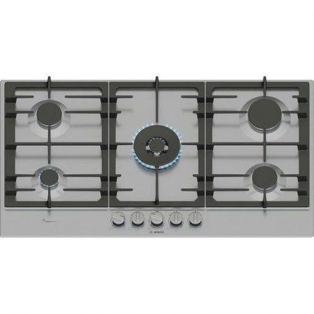 Bosch Serie 6 PCR9A5I90 Piano cottura a gas 90 cm 5 fuochi Acciaio Inox