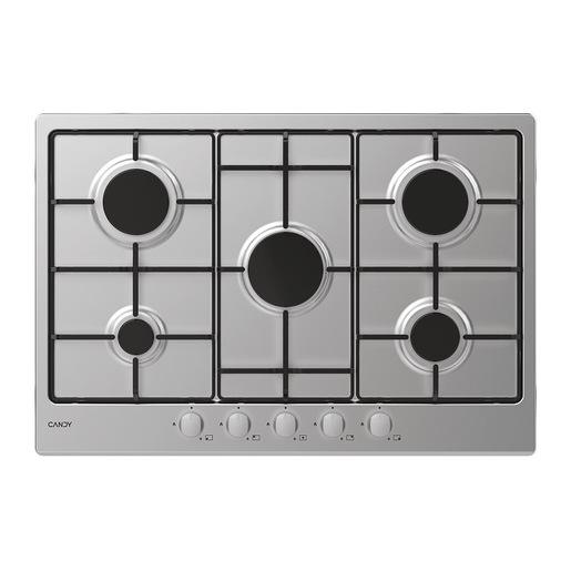 Candy Idea CHW7X Acciaio inox Da incasso Gas 5 Fornello(i)