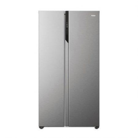 Haier HSR5918DNMP Libera installazione 528 L Platino, Acciaio inox