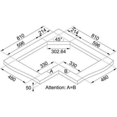 TE001_106.0204.367 Franke FHNE COR 4 3G TC XS C Acciaio inossidabile Da incasso Gas 4 Fornello(i)
