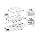 Ignis GS 09Q60 NE Nero Da incasso 60 cm Piano cottura a induzione 4 Fornello(i)