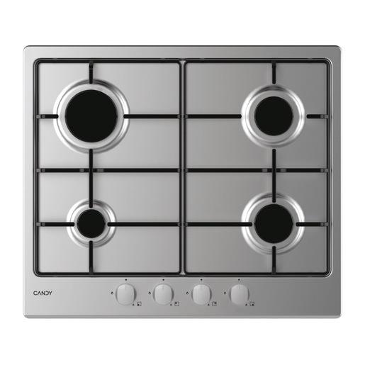 Candy Idea CHW6BRX Acciaio inox Da incasso 60 cm Gas 4 Fornello(i)