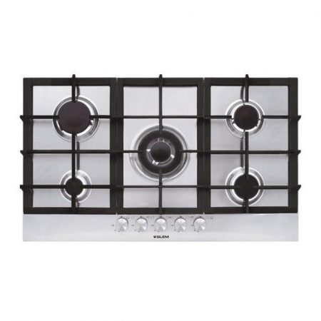 Glem Gas GT955HIX piano cottura Acciaio inossidabile Da incasso 90 cm 5 Fornello(i)