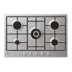 Candy Idea CHW74WX Acciaio inox Da incasso 75 cm Gas 5 Fornello(i)
