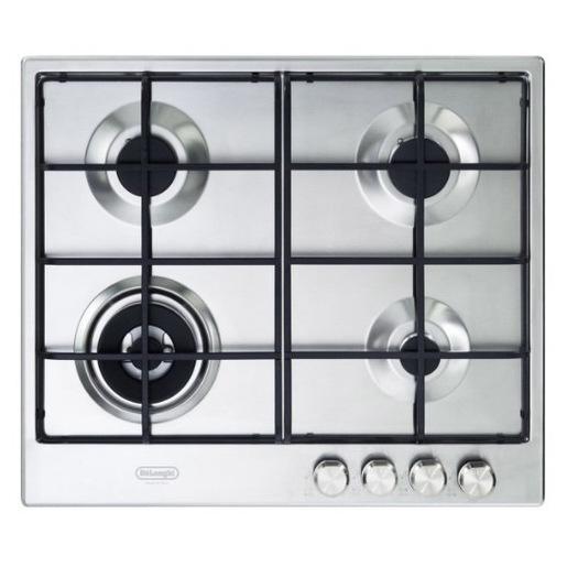 De’Longhi SLF 460 LX piano cottura Acciaio inossidabile Da incasso 60 cm Gas 4 Fornello(i)