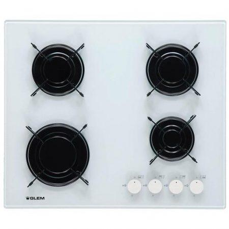 Glem Gas GV64WH piano cottura Bianco Da incasso 4 Fornello(i)