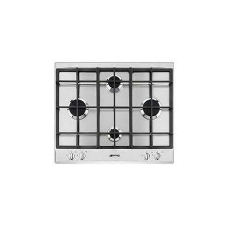 Smeg P260XGH piano cottura Acciaio inox Da incasso 60 cm Gas 4 Fornello(i)