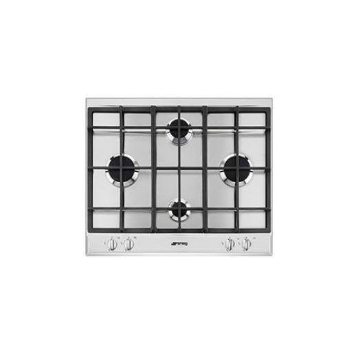 Smeg P260XGH piano cottura Acciaio inox Da incasso 60 cm Gas 4 Fornello(i)