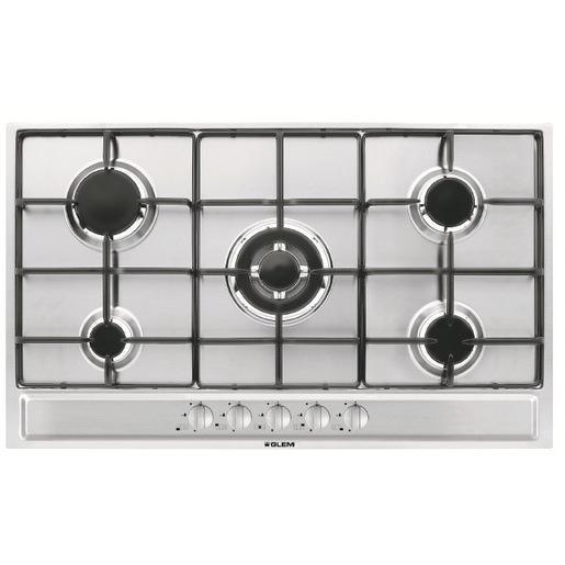 Glem Gas P95FXV piano cottura Acciaio inossidabile Da incasso 86 cm 5 Fornello(i)