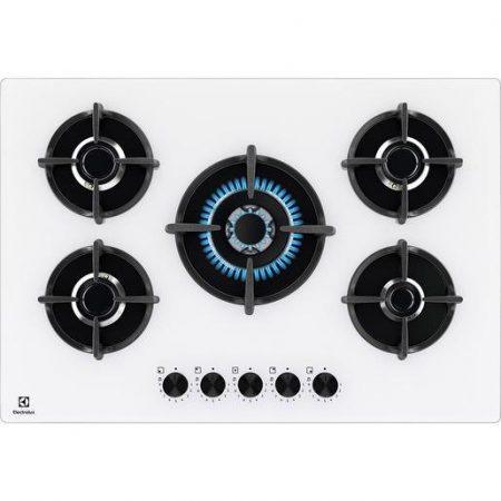 Electrolux EGG75372W Piano cottura Serie 600 Gas on Glass 75cm