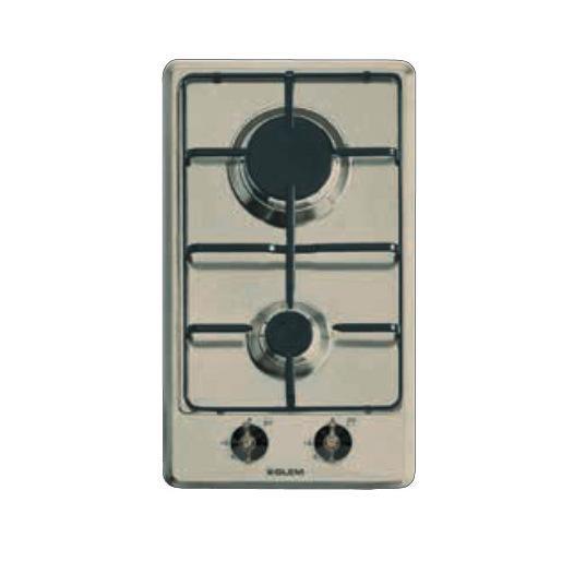 Glem Gas GT32SA piano cottura Sabbia Da incasso 30 cm 2 Fornello(i)