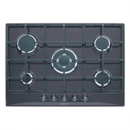 Glem Gas GT755AN piano cottura Antracite Da incasso 70 cm 5 Fornello(i)