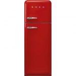 Smeg FAB30RRD6 frigorifero con congelatore Libera installazione 294 L Rosso