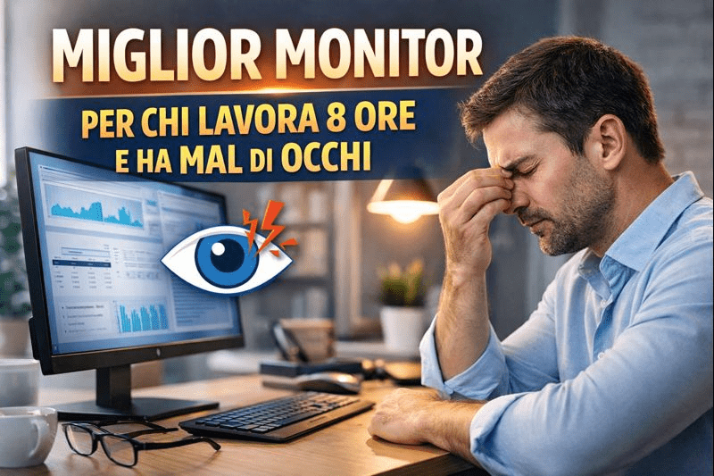 Miglior monitor per chi lavora 8 ore e ha mal di occhi: guida completa (2026) 1 image 3