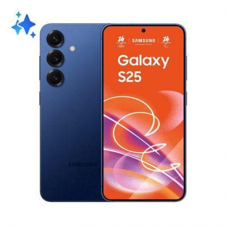 Samsung Galaxy S25 Smartphone AI, Display 6.2'' FHD+ Dynamic AMOLED 2X, Fotocamera 50MP, RAM 12GB, 256GB, 4.000 mAh, Navy