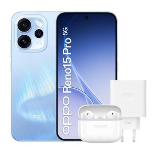 OPPO Reno15 Pro 5G Aurora Blue Box - 1,07 miliardi di colori