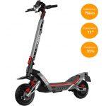 NAVEE XT5 Pro Monopattino elettrico, Potenza max 2200W, Gomme 12'' Offroad, 75km Autonomia, IPX6, Doppia Sospensione a molla, Freni tripli, Frecce direzi