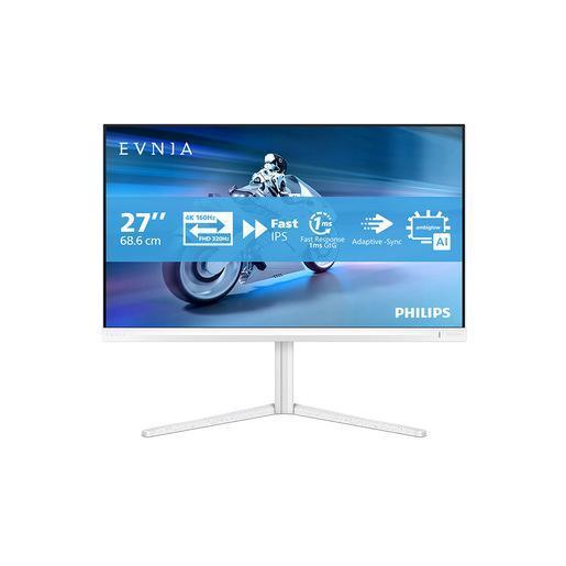 Philips Evnia 5000 Monitor PC 68,6 cm (27'') 3840 x 2160 Pixel 4K Ultra HD LCD Bianco