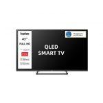 IOPLEE IOP43V2QM10VDA SMART TV QLED 43'' FULL HD, Sistema operativo VIDAA, Triplo tuner DVBT2/C/S2, Certificato TivuSAT, Piedistallo centrale, Dolby Audi