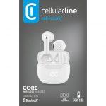 Cellularline Core Auricolare Bluetooth TWS con custodia di ricarica e display led