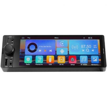 Trevi Autoradio DAB FM RDS 160W con Touchscreen 6.6” e Antenna DAB in Dotazione MDV 6370 DAB