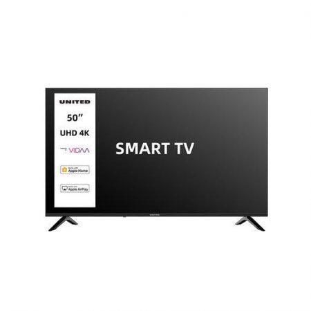 United UNLED50KM10VDA SMART TV 50'' ULTRA HD 4K, Sistema operativo VIDAA, Triplo tuner DVBT2/C/S2 HEVC MAIN10, Dolby Audio, Parental Control