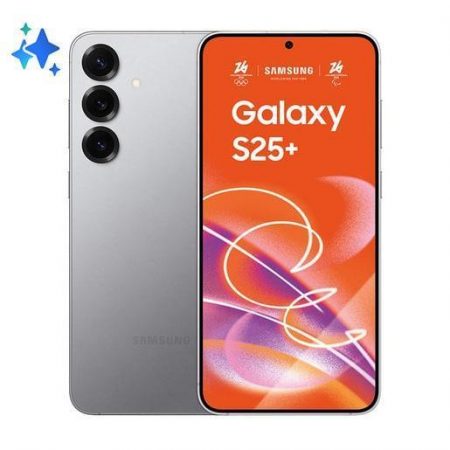 Samsung Galaxy S25+ Smartphone AI, Display 6.7'' QHD+ Dynamic AMOLED 2X, Fotocamera 50MP, RAM 12GB, 256GB, 4.900 mAh, Silver shadow