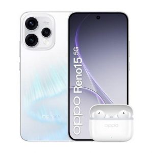 OPPO Reno15 5G Aurora White Box - 1,07 miliardi di colori
