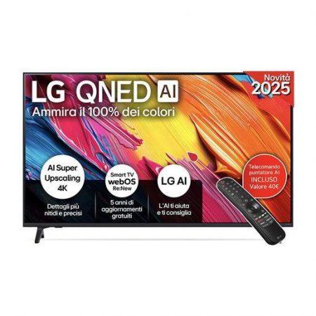 LG QNED AI 55QNED70A6A TV Serie QNED70 55'' 4K, α7 Gen8, HDR10, 20W, 3 HDMI con Game Optimizer, Smart TV WebOS 25