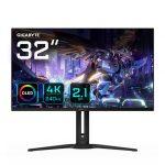 GIGABYTE AORUS Monitor da gioco OLED FO32U2P da 32'' - 3840 x 2160 (UHD), 240Hz, 0,03ms, 250 cd/m², KVM, FreeSync Premium Pro, DisplayHDR True Black 400,