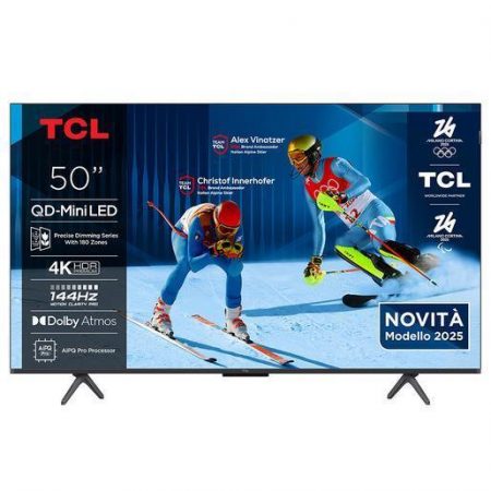 TCL C6K Serie Smart TV QD-MiniLED 4K 50'' 50C6K, 144Hz, Dolby Vision IQ & Atmos, Google TV