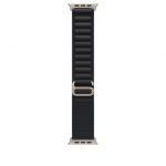 Apple Alpine Loop nero (49 mm) - Large - Titanio naturale