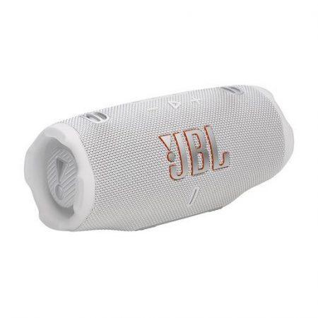 JBL Charge 6, Sistema audio portatile Waterproof e Dustproof, Bianco